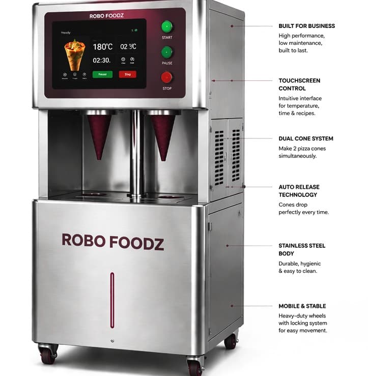 RF PC 50 Pizza Cone Machine