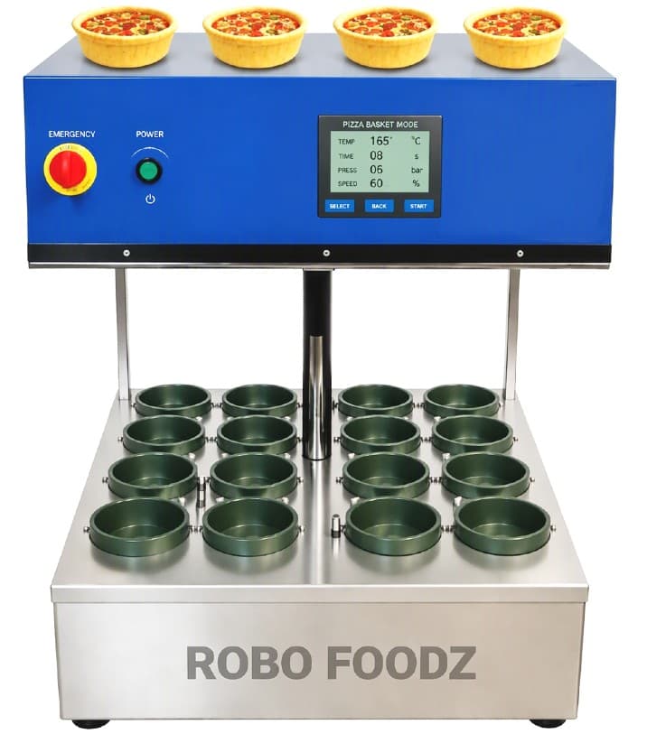 RPBST 16 Pizza Basket Shaping Machine — 16-Mould